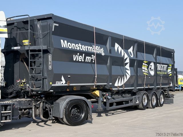 Kipper Auflieger STAS HardoX Stahl 86 m³, Liftachse, ALCOA, MIETEN?