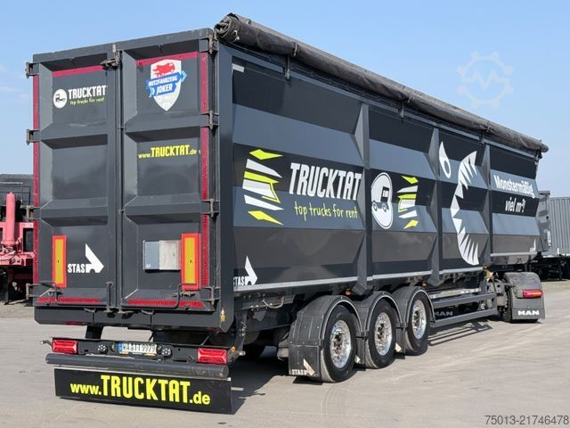 Kipper Auflieger STAS HardoX Stahl 86 m³, Liftachse, ALCOA, MIETEN?