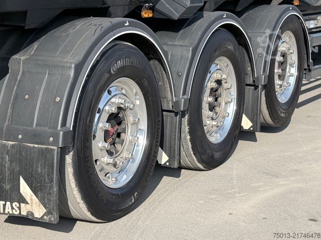 Kipper Auflieger STAS HardoX Stahl 86 m³, Liftachse, ALCOA, MIETEN?