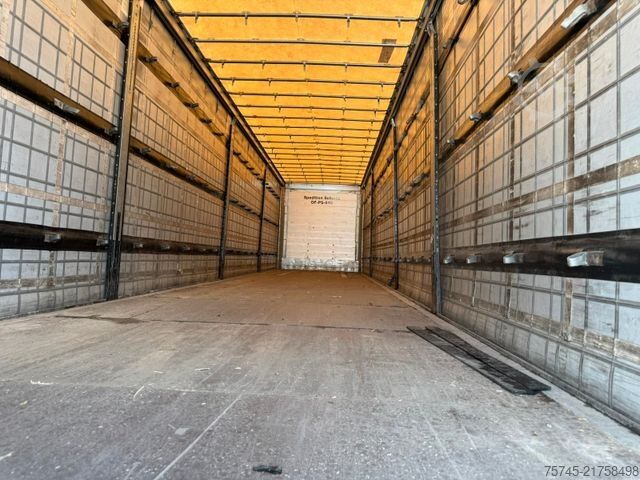 Open semitrailer with tarp SCHMITZ CARGOBULL SCB*S3T *  * LIFTACHSE * PALLETENKASTEN *