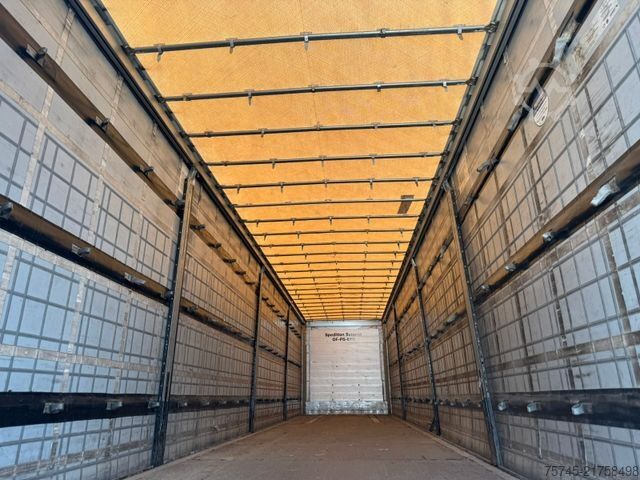 Open semitrailer with tarp SCHMITZ CARGOBULL SCB*S3T *  * LIFTACHSE * PALLETENKASTEN *