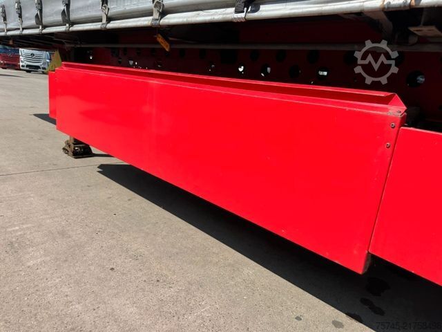 Open semitrailer with tarp SCHMITZ CARGOBULL SCB*S3T *  * LIFTACHSE * PALLETENKASTEN *