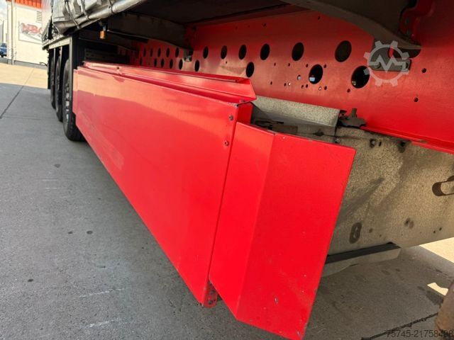 Open semitrailer with tarp SCHMITZ CARGOBULL SCB*S3T *  * LIFTACHSE * PALLETENKASTEN *