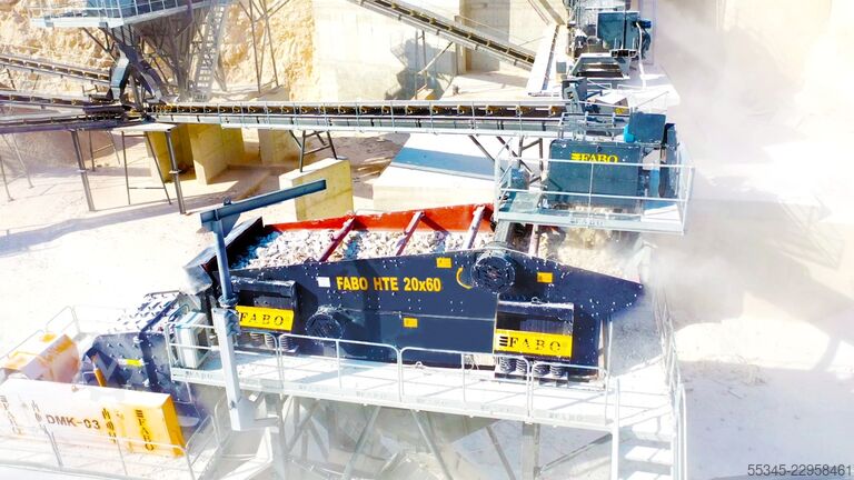 Stationäre Brechanlage FABO Stationary Crushing Plant Stationary Crushing and Screening Plants