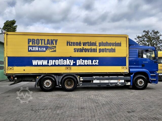Box body MAN TGA 26.430 6x2  695145 km original, RETARDER Go...