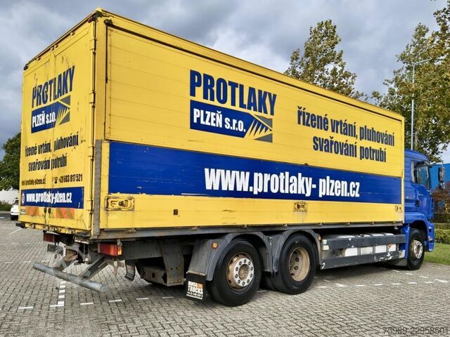 Box body MAN TGA 26.430 6x2  695145 km original, RETARDER Go...