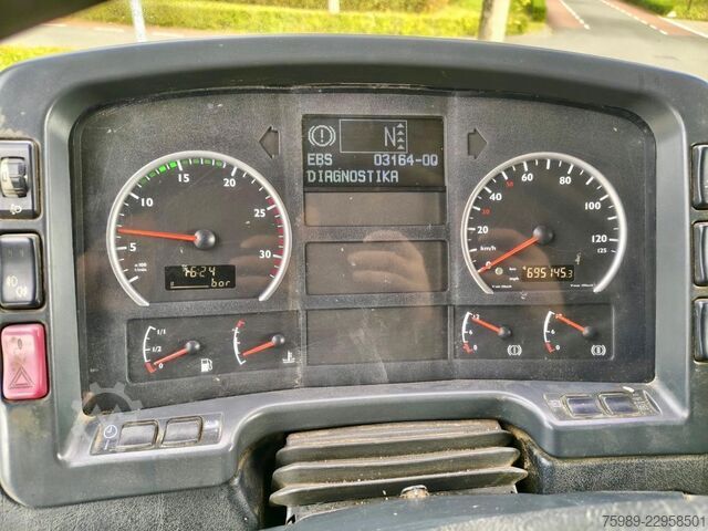 Box body MAN TGA 26.430 6x2  695145 km original, RETARDER Go...