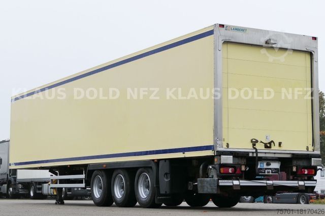 Reefer semitrailer LAMBERET LVFS3 Kühlkoffer Carrier Liftachse Rolltor LBW