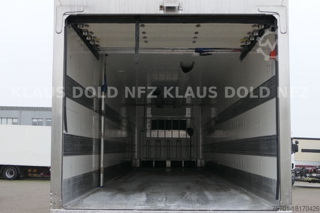 Reefer semitrailer LAMBERET LVFS3 Kühlkoffer Carrier Liftachse Rolltor LBW