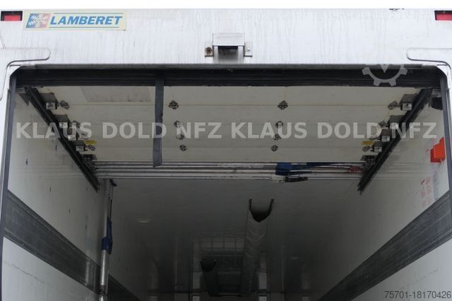 Reefer semitrailer LAMBERET LVFS3 Kühlkoffer Carrier Liftachse Rolltor LBW