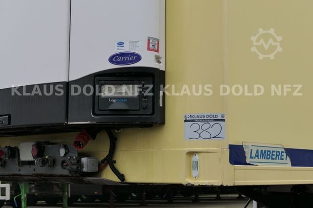 Reefer semitrailer LAMBERET LVFS3 Kühlkoffer Carrier Liftachse Rolltor LBW
