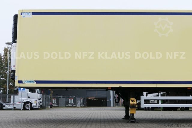 Reefer semitrailer LAMBERET LVFS3 Kühlkoffer Carrier Liftachse Rolltor LBW