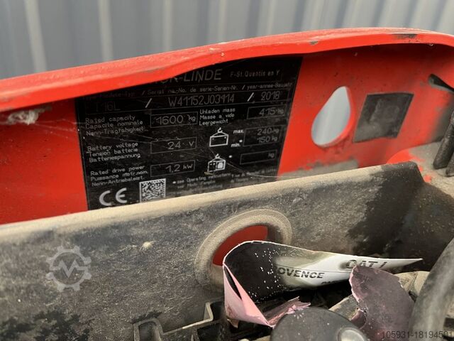 Electric Pallet Truck Linde T16L