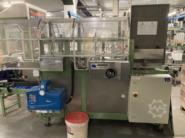 Kartoneinpacker Auffalter Verkleber Wein / Sekt Bortolin