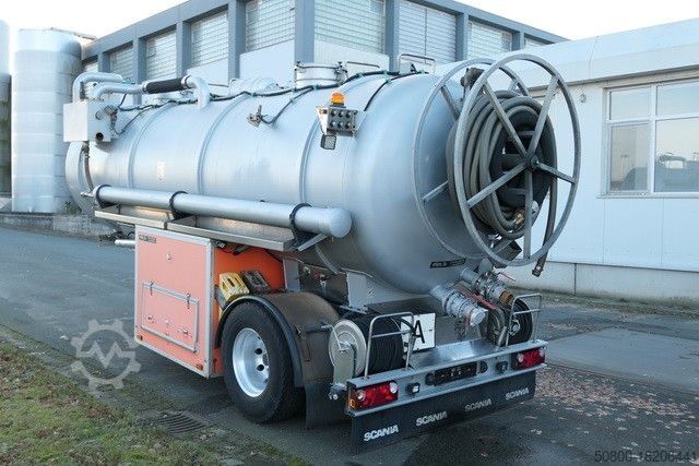 Tanker semitrailer  Saug Truck XXL 18,Kanalreiniger,Pumpe,Alu-Felgen