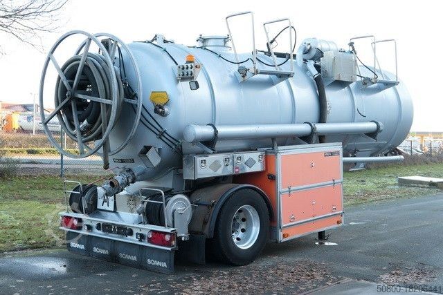 Tanker semitrailer  Saug Truck XXL 18,Kanalreiniger,Pumpe,Alu-Felgen