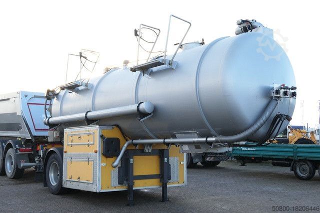 Tanker semitrailer  Saug Truck XXL 18,Kanalreiniger,Pumpe,Alu-Felgen