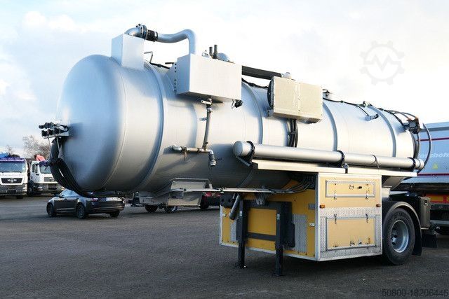 Tanker semitrailer  Saug Truck XXL 18,Kanalreiniger,Pumpe,Alu-Felgen