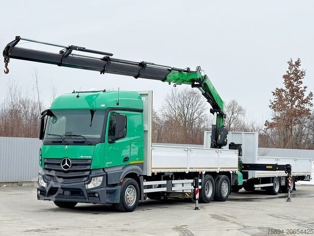 Truck mounted crane MERCEDES-BENZ ACTROS 2645 * FASSI F345.24 XE + FUNK + Anhänger
