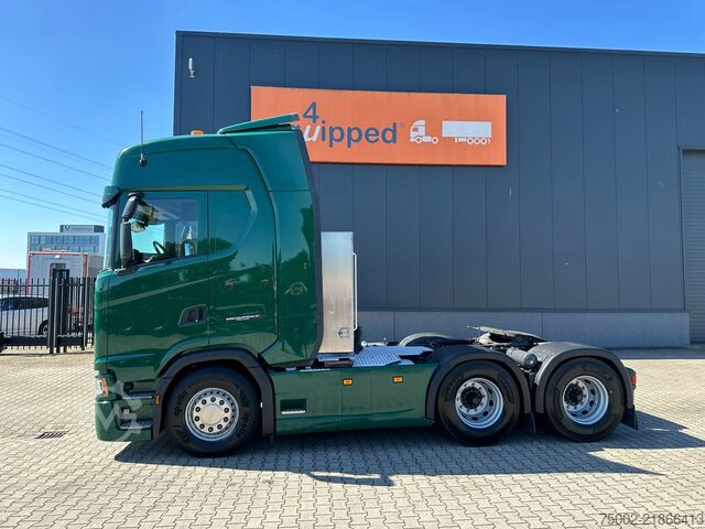 Standard-SZM Scania S500 S500 6x4 RETARDER / ontheffing 78 ton / NL...