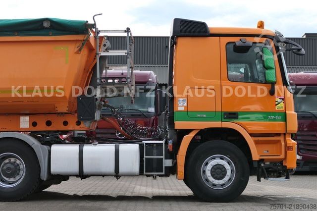 Tipper truck MERCEDES-BENZ Actros 1848 Kipper Komplettzug Schmitz