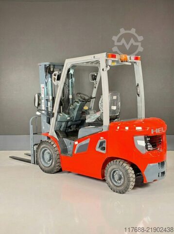 Diesel front loader Heli CPCD25-G3 Diesel 2,5t 4,7m Triplex KUBOTA Garantie