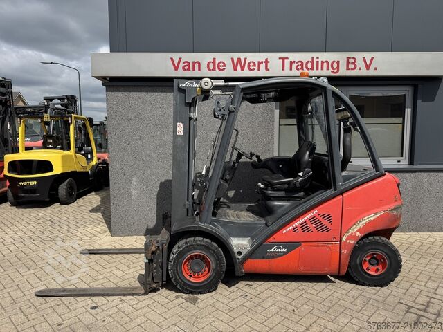 Linde H20D-02/600 triple 465 Freelift / Sideshift / Fork Positioner 2019 VW Diesel 7650 hours LINDE H20D-02/600 triplo 465 Freelift / Sideshift /  Vorkversteller 2019 VW Diesel 7650uur