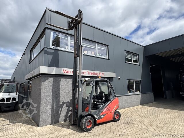 Linde H20D-02/600 triple 465 Freelift / Sideshift / Fork Positioner 2019 VW Diesel 7650 hours LINDE H20D-02/600 triplo 465 Freelift / Sideshift /  Vorkversteller 2019 VW Diesel 7650uur
