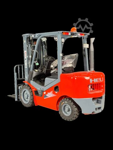 Diesel front loader Heli CPCD35-H3-Diesel 3,5t 4,7m Triplex KUBOTA Garantie