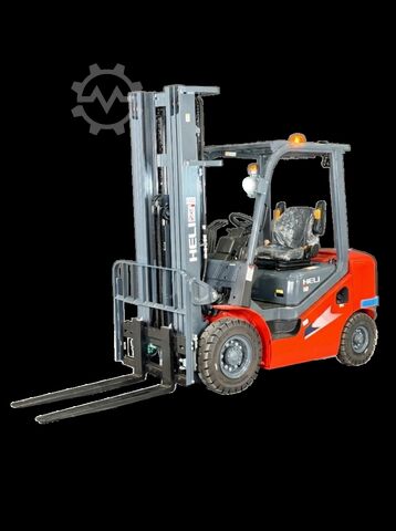 Diesel front loader Heli CPCD30-H3 - Diesel - 3t 6m Triplex KUBOTA Garantie