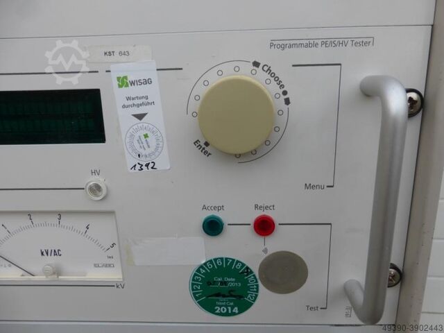 Test bench, test station, measuring station, test device, measuring device, tester for HV, PE, IS me ELABO PE/IS/HV / 91-3J.3 + SHV 16 / 90-1V.3 + 90-9B.3ZM9