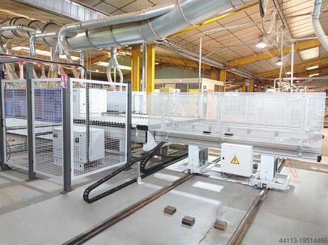 LINE (4-SIDES) of SIZING & EDGE BANDING HOMAG + BARGSTEDT KFL 525 + KFL 526 + TBH + TSP