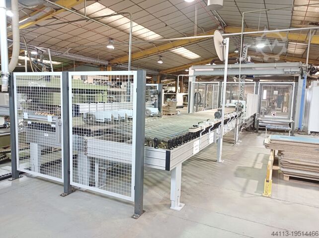 LINE (4-SIDES) of SIZING & EDGE BANDING HOMAG + BARGSTEDT KFL 525 + KFL 526 + TBH + TSP