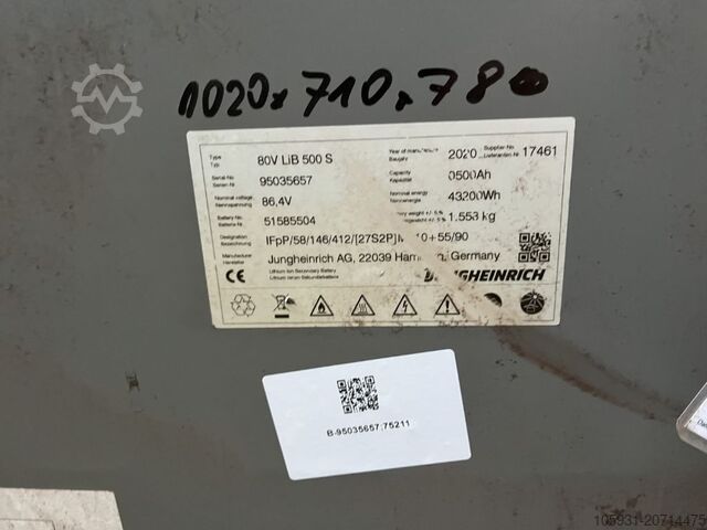 Elektro 4 Rad-Stapler Jungheinrich EFG425k