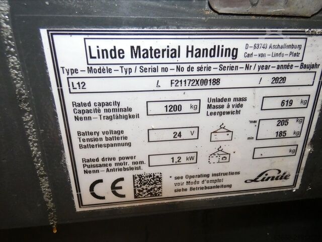 Deichselstapler Linde L12