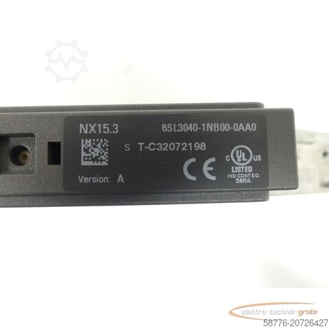 Component Siemens 6SL3040-1NB00-0AA0 Numeric Contr. Extension NX15.3 SN T-C32072198