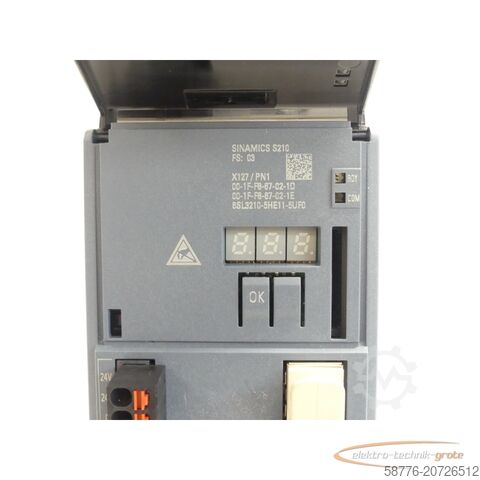 Component Siemens 6SL3210-5HE11--5UF0 SINAMICS S210 SN:T-NN6189903 - ! -