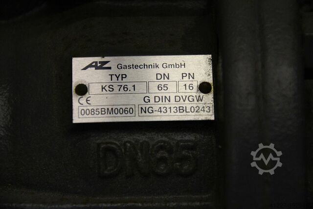 Flanged ball valve AZ Gastechnik KS 76.1