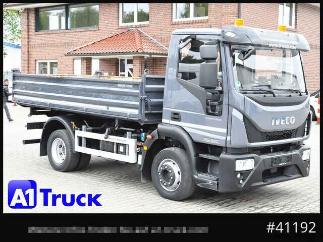 Dreiseitenkipper LKW IVECO Eurocargo 120E 28 Kipper, Meiller, Klima, 6728cm³