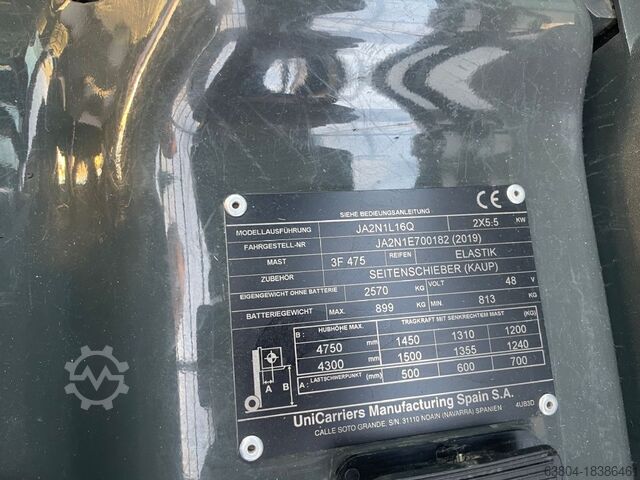 Elektro 4 Rad-Stapler UniCarriers JA2N1L16Q (TX4-16) Elektrostapler