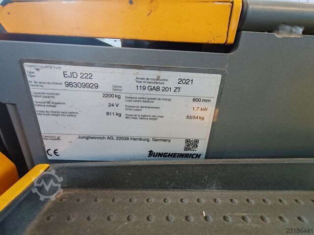 Hochhubwagen Jungheinrich EJD 222 Li-Ion / 2021y/ 4947mh
