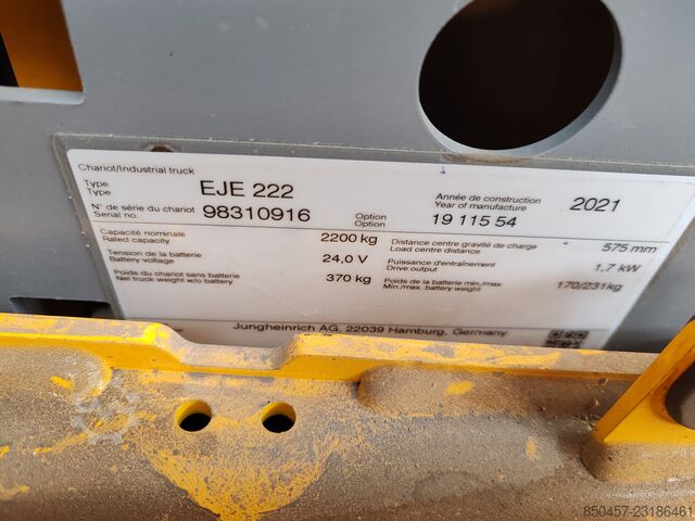 Electric Pallet Trucks Jungheinrich EJE 222