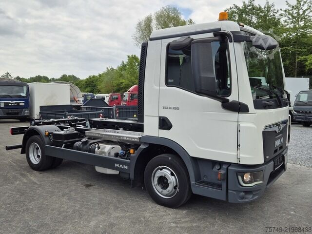 Telehoist load lugger van man TGL 8.190 BL City Abrollkipper