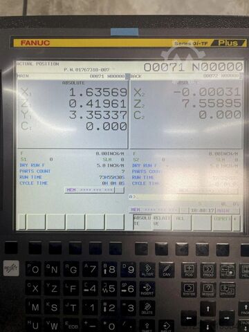 CNC Swiss lathe Tsugami B0205-VR