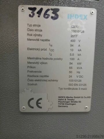 CNC lathe INDEX C200