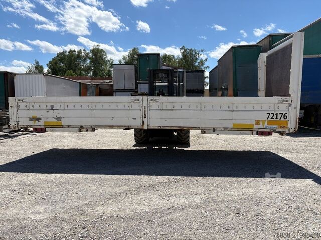 Swap body trailer Krone 7,45m Baustoff Bordwände Türen