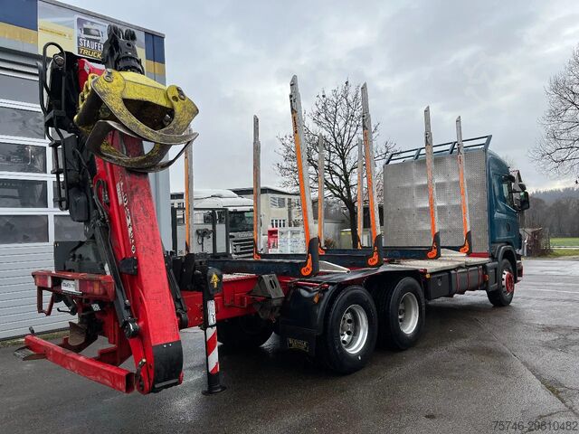 Holztransporter Scania G480 *6x4*Blatt *Holz*Manual*Palfinger M12Z91*