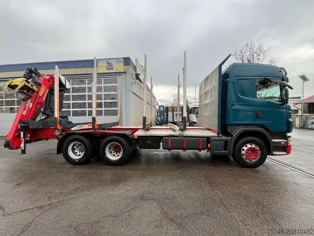 Holztransporter Scania G480 *6x4*Blatt *Holz*Manual*Palfinger M12Z91*