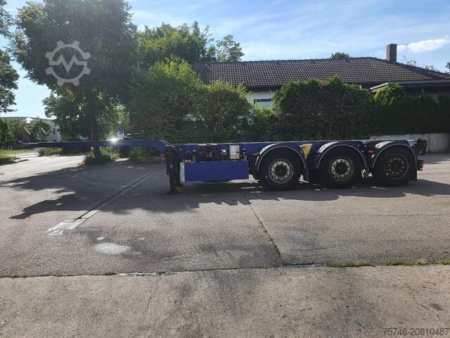 Containertransport M&V Euro 902 KS *High Cube Containerchassis auszieh...