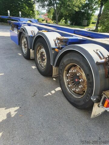 Containertransport M&V Euro 902 KS *High Cube Containerchassis auszieh...